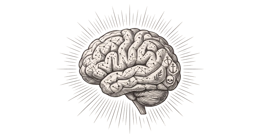Brain representing the mind